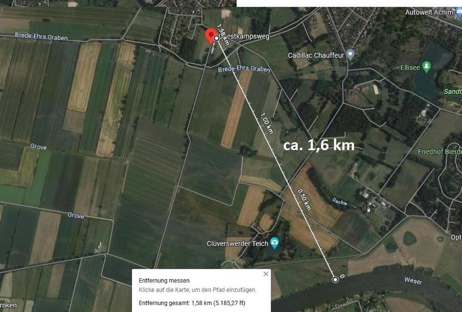 Ferienwohnung Fuer 4 Personen In Bester Lage Ca. 15 Km Von Bremen City อาคิม ภายนอก รูปภาพ